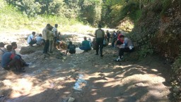 Mancing Di Sungai Widas Wilangan Bpbd Dan Tagana Kerahkan Pasukan