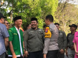 Semarakkan Hari Bhayangkara ke-78, Polres Nganjuk Bersama PWI dan GP Ansor Gelar "Pesta Rakyat"