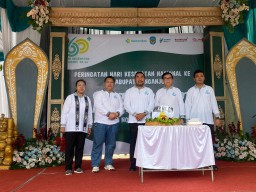 Peringatan Hari Kesehatan Nasional ke-60 di Kecamatan Ngetos Nganjuk Berlangsung Khidmat