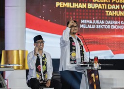 Penampilan Memukau Ausaf Fajr Herdiansah dalam Debat Kedua Pilkada Nganjuk