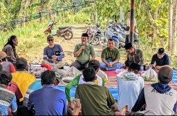 Gus Ibin Hadiri Tasyakuran Fasilitasi Wakil Ketua DPRD Nganjuk H. Ulum Bastomi untuk Pembangunan Listrik Masuk Sawah di Desa Rowomarto