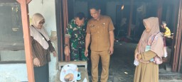 Wujudkan Balita Sehat, Babinsa Koramil 0810/01Nganjuk Dampingi Pelaksanaan Posyandu Di Desa Binaan