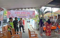 Danramil 0810/07 Patianrowo Memastikan Pelaksanaan Pencoblosan Pillkada Serentak 2024 Tanpa Kendala