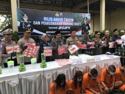 Polres Nganjuk Ungkap Capaian Kinerja Sepanjang Tahun