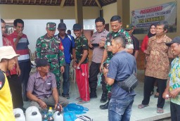 Koramil 0810/20 Ngluyu Sosialisasikan Teknologi Tepat Guna Kepada Peternak Kec. Ngluyu