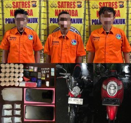 4 Pengedar Okerbaya Tanjunganom dan Prambon Diringkus Puluhan Ribu Pil Lele Diamankan