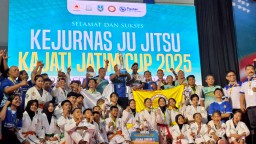 Jawa Timur Sabet Juara Umum, Kejurnas Jujitsu di Pacitan Ini Rincian Medalinya