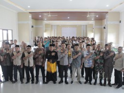 Perguruan Pencak Silat di Nganjuk Bersatu, Ikrar Jaga Kamtibmas Kondusif