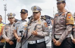 Kakorlantas Tinjau Kesiapan Operasi Ketupat 2025 di Simpang Tiga Mengkreng