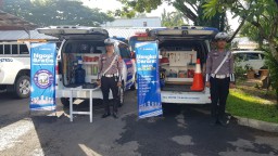 Mudik Auto Nyaman! Satlantas Polres Nganjuk Hadirkan Cafe &amp; Bengkel Gratis