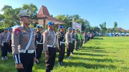 Jaga Kelancaran Mudik, 484 Personel Diterjunkan, Polres Pacitan Siapkan 12 Pos Pengamanan