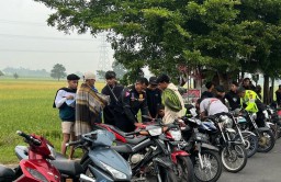 Puluhan Remaja Tertangkap Balap Liar di Ngronggot, Motornya Ditahan Polisi Hingga Setelah Lebaran