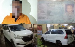 Novie Warga Blitar Ditangkap Polres Nganjuk Setelah Menggelapkan Mobil Rental Orang Pace
