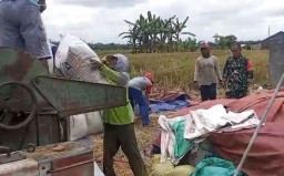 Babinsa Bersama PPL Loceret Selalu Beri Motivasi Dalam Mengelola Lahan Pertanian