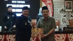 DPRD Nganjuk Gelar Paripurna Penyampaian LKPJ TA 2024 oleh Bupati, Komitmen Marhaen Djumadi pada Peningkatan Ekonomi Domestik
