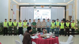 Polres Nganjuk, PWI, dan Organda Gelar Silaturahmi Kamtibmas, Bagikan Rompi Keselamatan untuk Mudik Aman