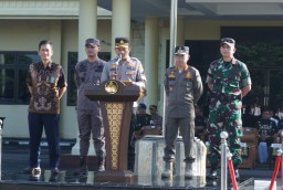 Perkuat Sinergitas Dandim 0810/Nganjuk Hadiri Apel Ketupat Semeru 2025