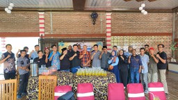 Jalin Keakraban, PWI dan IJTI Nganjuk Gelar Halalbihalal Bersama DPRD