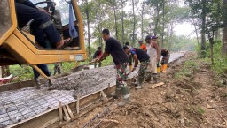 Tim Satgas TMMD 124 || Mimpi Yang Menjadi Kenyataan Progam RTLH Segera Capai 100%
