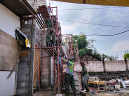 Motivasi Dan Semangat Menjadi Modal Satgas TMMD 124 Untuk Berbakti.