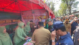 UMKM Ramaikan Pembukaan TMMD 124 Kodim 0810/Nganjuk
