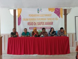 TMMD 124 Kodim 0810 Nganjuk || Penyuluhan Kesehatan Balita Dari RSUD Dr. Saiful Anwar