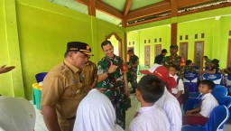 Anak Anak Ingin Jadi Tentara Sehari TMMD 124 Baru Dibuka