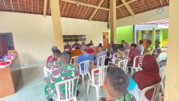 TMMD 124 Kodim Nganjuk Gelar Sosialisasi Dan Penyuluhan Penanggulangan Kebakaran