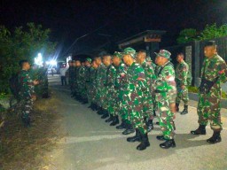 Apel Malam Satgas TMMD Ke 124 Kodim 0810/Nganjuk, Junjung Tinggi Santi Aji