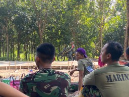 Peran Babinsa di Program TMMD 124 Kodim 0810 Nganjuk