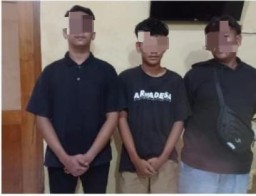 Polisi Ringkus Tiga Pemuda Pelaku Pengeroyokan di Angkringan Nganjuk, Salah Satunya Masih Di Bawah Umur