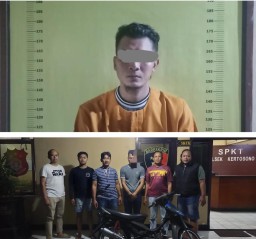 Aksi Pencurian Sepeda Motor di Kertosono Terekam CCTV, Pelaku Diciduk Polisi Saat Transaksi Online