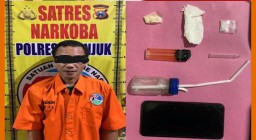 Pengedar Sabu Diringkus Saat Akan Bertransaksi Depan Bank Jatim Kertosono