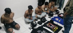 Bikin Onar di Depan Kantor Pemkab Blitar, 5 Oknum Anggota Silat Tulungagung Digaruk Polisi