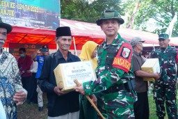 Usai penutupan TMMD, Kodim 0810/Nganjuk Gelar Baksos