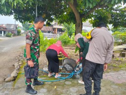 Babinsa dukung Program PSN, Tekan Penyebaran DBD