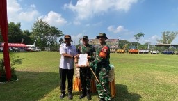 TMMD 124 Kodim Nganjuk Resmi Ditutup Pemkab Nganjuk Terima Hasil Pekerjaan.