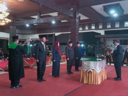 Usai Hari Boyong Nataprojo, Bupati Nganjuk Langsung Lantik Empat Pejabat Strategis
