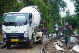 Harapan Masyarakat Desa Akhirnya Diwujudkan Satgas TMMD Kodim 0810/Nganjuk