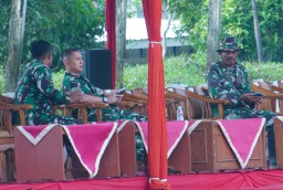 Jelang Penutupan TMMD, Dansatgas Pastikan Lapangan Upacara Siap Digunakan