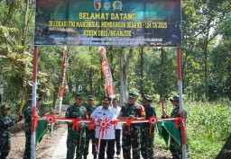 Potong Pita Tandai Berakirnya TMMD 124 Kodim 0810/Nganjuk