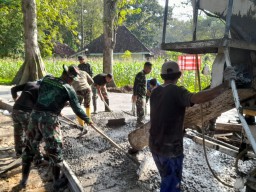 Jalan TMMD Rampung, Warga Ungkap Rasa Gembira Karena Akses Pertanian Lebih Mudah