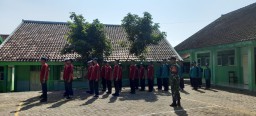 Masa MPLS Babinsa berikan Materi PBB dan Bela Negara Sekolah