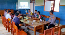 Babinsa Ngetos bersama Bhabinkantibmas serta Pemerintah Desa Koordinasi terkait bulan Suro
