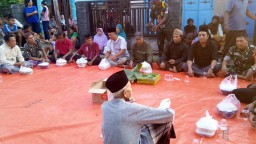 Nyatdran atau Bersih Desa | Babinsa Selalu hadir di tenggah Warganya