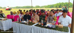 Forpimcam Lengkong Hadiri Giat Farmer Field Day (FFD) Tematik Padi Organik di Desa Prayungan