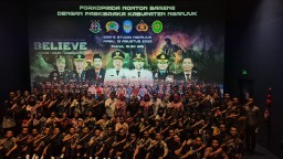 Dandim 0810/Nganjuk Bersama Forkopimda dan Paskibraka Nonton Bareng Film "Believe"