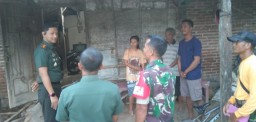 Pastikan Tepat Sasaran, Dandim 0810/Nganjuk Tinjau Lokasi Rutilahu Di Desa Wilangan