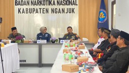 Dandim Nganjuk Hadiri Workshop Tematik P4GN di Kantor BNN Kabupaten Nganjuk