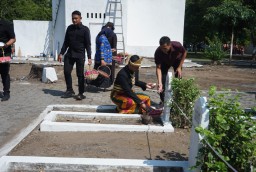 Dandim Nganjuk Bersama Forkopimda Ziarah ke Taman Makam Pahlawan dalam Rangka HUT ke-80 Kemerdekaan RI